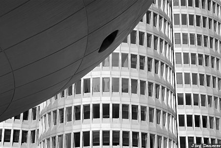 BMW Museum and BMW Hochhaus Germany, Bavaria, Munich, modern, museum, BMW Vierzylinder, BMW-Hochhaus, Deutschland, Bayern, München, Muenchen