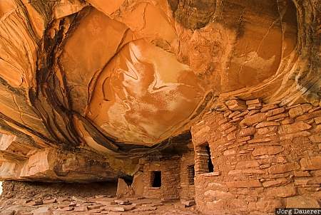 Fallen Roof Ruin fallen roof ruin, Anasazi, Cedar Mesa, Utah, ruin, United States, Road Canyon, USA, Vereinigte Staten, UT